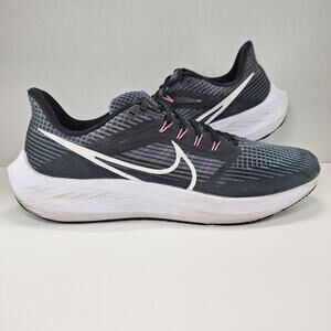 Nike Air Zoom Pegasus 39 Black Pink Running Shoes DH4071-010 Men's Size 12.5